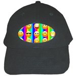 Rainbow emojis Black Cap