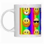 Rainbow emojis White Mug