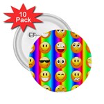 Rainbow emojis 2.25  Button (10 pack)