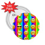 Rainbow emojis 2.25  Button (100 pack)