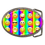 Rainbow emojis Belt Buckle