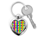 Rainbow emojis Key Chain (Heart)