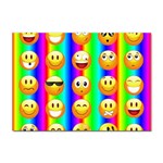 Rainbow emojis Sticker A4 (10 pack)