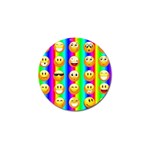 Rainbow emojis Golf Ball Marker