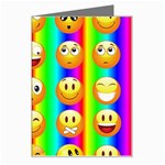 Rainbow emojis Greeting Card