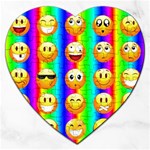 Rainbow emojis Jigsaw Puzzle (Heart)