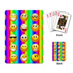 Rainbow emojis Playing Cards Single Design