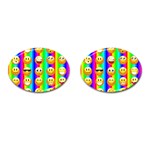 Rainbow emojis Cufflinks (Oval)