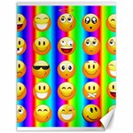 Rainbow emojis Canvas 12  x 16 