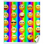 Rainbow emojis Canvas 20  x 24 