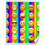 Rainbow emojis Canvas 36  x 48 