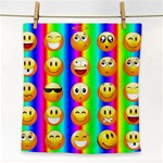 Rainbow emojis Face Towel