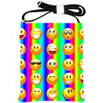 Rainbow emojis Shoulder Sling Bag