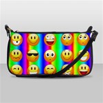 Rainbow emojis Shoulder Clutch Bag