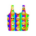 Rainbow emojis Full Print Recycle Bag (S)