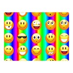 Rainbow emojis Double Sided Flano Blanket (Mini)