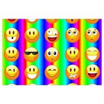 Rainbow emojis Samsung Galaxy Note 4 Case (Black)