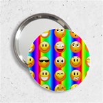 Rainbow emojis 2.25  Handbag Mirror