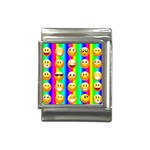 Rainbow emojis Italian Charm (13mm)