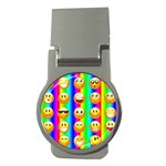 Rainbow emojis Money Clip (Round)