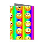 Rainbow emojis Mini Greeting Cards (Pkg of 8)