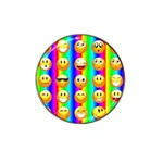 Rainbow emojis Hat Clip Ball Marker