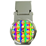 Rainbow emojis Money Clip Watch