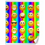 Rainbow emojis Canvas 18  x 24 