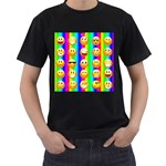 Rainbow emojis Men s T-Shirt (Black)