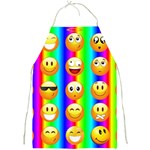 Rainbow emojis Full Print Apron