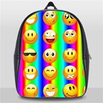 Rainbow emojis School Bag (XL)