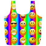 Rainbow emojis Full Print Recycle Bag (XL)