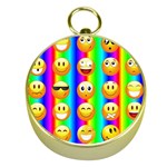 Rainbow emojis Gold Compass