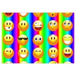 Rainbow emojis Samsung Galaxy Note 4 Case (White)