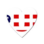 Donald Trump flag Magnet (Heart)