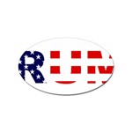 Donald Trump flag Sticker Oval (100 pack)