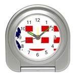 Donald Trump flag Travel Alarm Clock