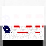 Donald Trump flag Jigsaw Puzzle (Rectangular)