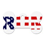 Donald Trump flag Dog Tag Bone (One Side)