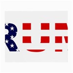 Donald Trump flag Small Glasses Cloth (2 Sides)