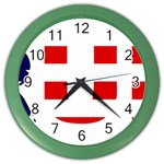 Donald Trump flag Color Wall Clock