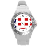 Donald Trump flag Round Plastic Sport Watch (L)