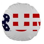 Donald Trump flag Large 18  Premium Flano Round Cushion 