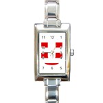 Donald Trump flag Rectangle Italian Charm Watch