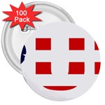 Donald Trump flag 3  Button (100 pack)