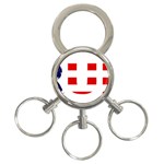 Donald Trump flag 3-Ring Key Chain