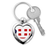 Donald Trump flag Key Chain (Heart)