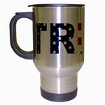 Donald Trump flag Travel Mug (Silver Gray)