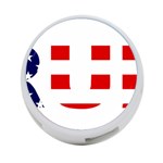 Donald Trump flag 4-Port USB Hub (One Side)