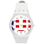 Donald Trump flag Round Plastic Sport Watch (M)